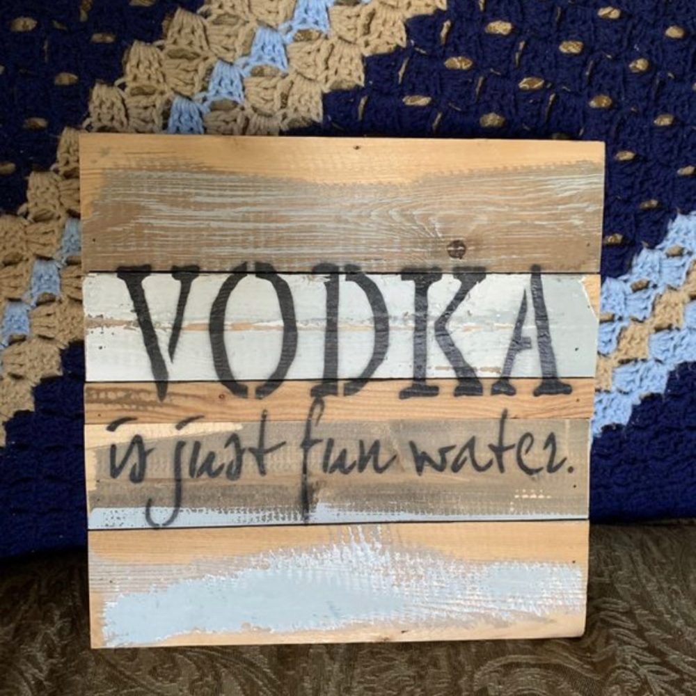 Vodka Wall Sign